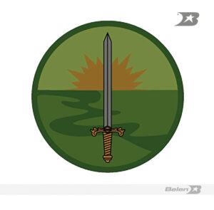 Escudo bordado Ejército brigada 15