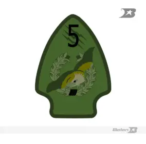 Parche batallón de Fuerzas especiales No 5 MY Francisco Javiar Garcia Molina