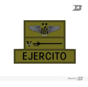 Persiana tablero Ejército, CPV y ala de aviación 2 estrellas