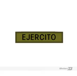 Letrero Ejército