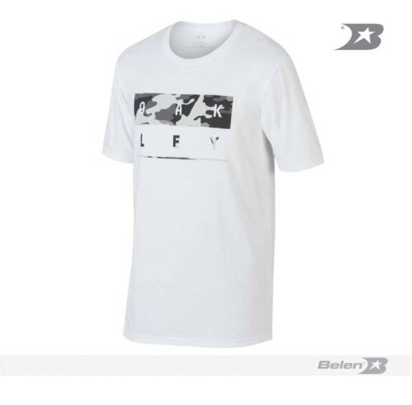 Camiseta oakley   50 stack camo white