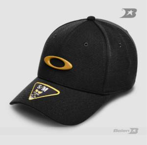 Gorra oakley tincan cap blackout/pure gold S/M