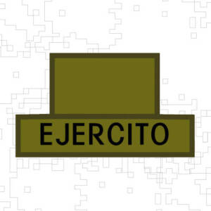 Persiana tablero Ejército y distintivo cuerpo logístico