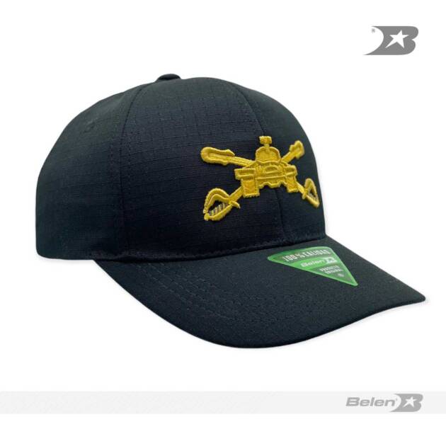 Gorra colección caballería mecanizada negro
