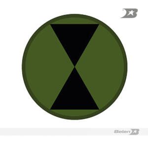 Escudo bordado Ejército brigada 10