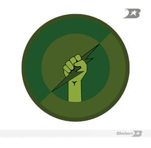 Escudo bordado Ejército brigada comunicaciones