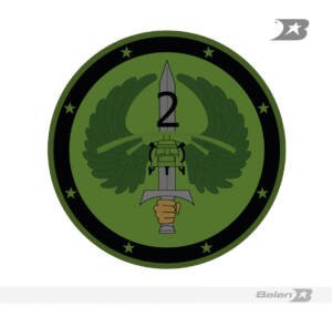 Escudo bordado Ejército brigada móvil 2
