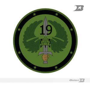 Escudo bordado Ejército brigada móvil 19