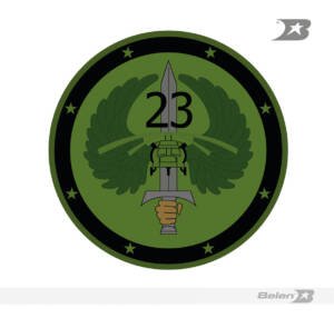 Escudo bordado Ejército brigada móvil 23