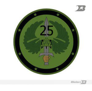Escudo bordado Ejército brigada móvil 25