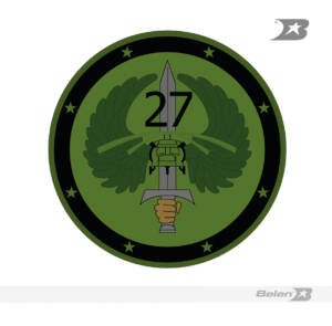 Escudo bordado Ejército brigada móvil 27