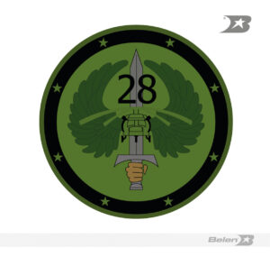 Escudo bordado Ejército brigada móvil 28