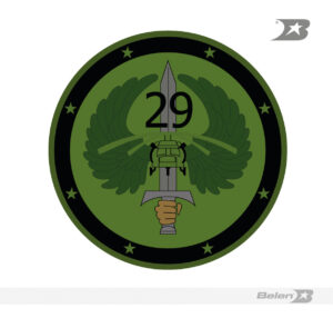 Escudo bordado Ejército brigada móvil 29