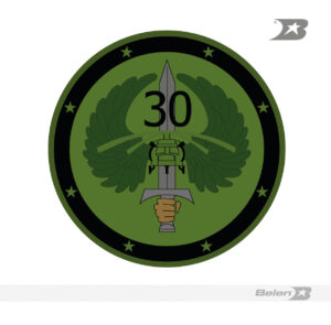 Escudo bordado Ejército brigada móvil 30