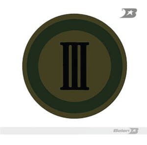 Escudo bordado Ejército división 3