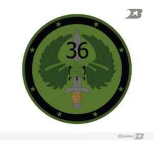Escudo bordado Ejército brigada móvil 36