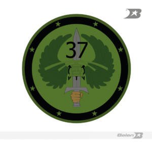 Escudo bordado Ejército brigada móvil 37