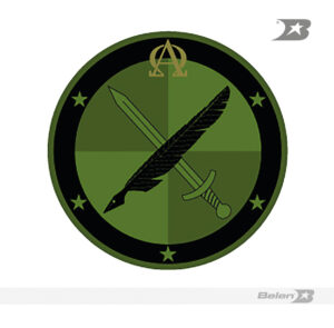 Escudo bordado Ejército centro de doctrina CEDOE