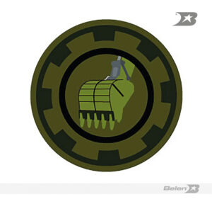 Escudo bordado Ejército brigada especial de ingenieros