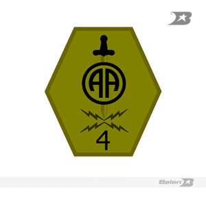 Parche batallón contra el narcotrafico No 4 MG Alfredo Bocanegra Navia