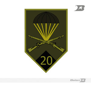 Parche batallón de infantería aero transportado No 20 GR Manuel Roergas Serviez Medina