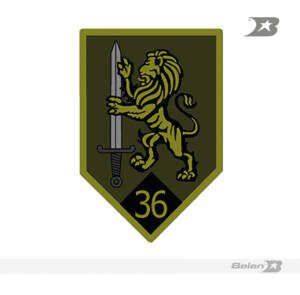Parche batallón de infantería No 36 cazadores