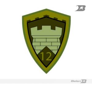 Parche batallón de ingenieros No 12 GR Liborio Mejia