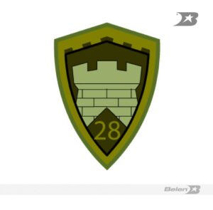 Parche batallón de ingenieros No 28 CR Arturo Herrera Castano