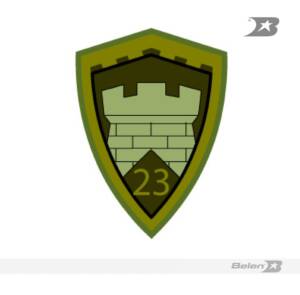 Parche batallón de ingenieros No 23 GR Agustín Angarita