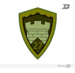 Parche batallón de ingenieros No 27 GR Manuel Castro Bayona