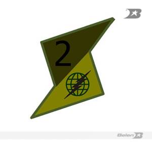 Parche batallón comunicaciones No 2 héroes de Kumsong