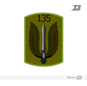 Parche batallón de combate terrestre No 135 CP Manuel Miguel Larrahondo