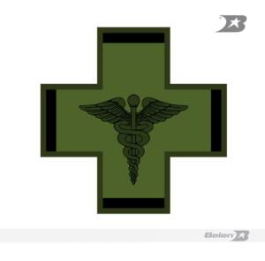 Escudo bordado dispensario de sanidad