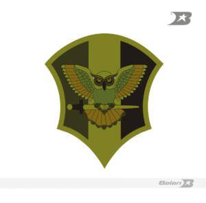 Escudo bordado comando de acción integral