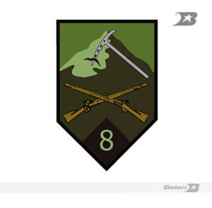 Parche batallón de alta montana No 8 CR Jose Mario Vezga