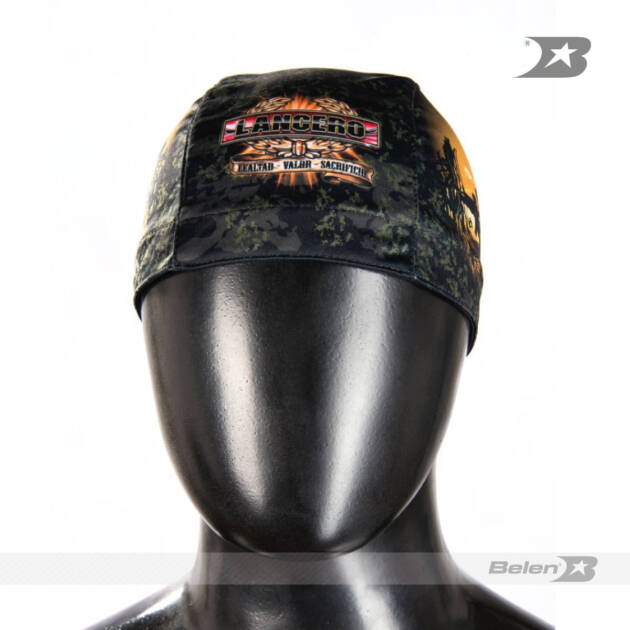 Bandana under-helmet lancero negro (Belen)
