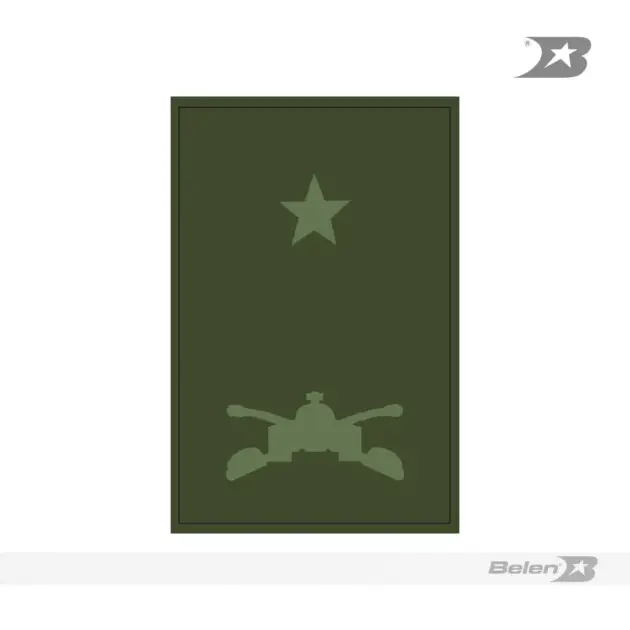 Distintivo grado pecho caballería mecanizada