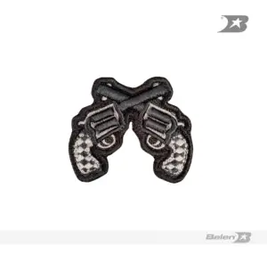 PARCHE 3D PISTOLAS BLACK