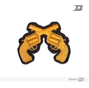 PARCHE  3D  PISTOLAS COLOR