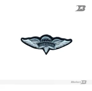 PARCHE 3D ALA EMPACADOR GRIS