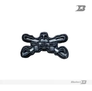 PARCHE  3D  CABALLERIA MECANIZADA ARMA BLACK