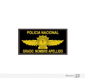 Tarjetero Overol de vuelo policia alas
