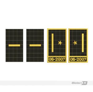 Presilla grado para Uniforme No 4 verde hombre