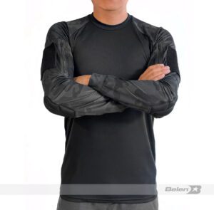 Camisa táctica Blackout y verde camaleón Tipo Z