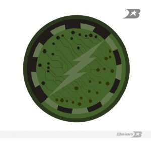 Escudo bordado ciberdefensa