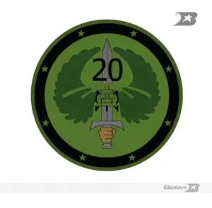 Escudo bordado Ejército brigada móvil 20
