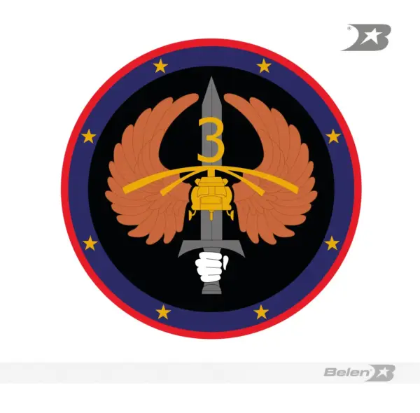 Escudo bordado Ejército brigada móvil 3 - Imagen 2