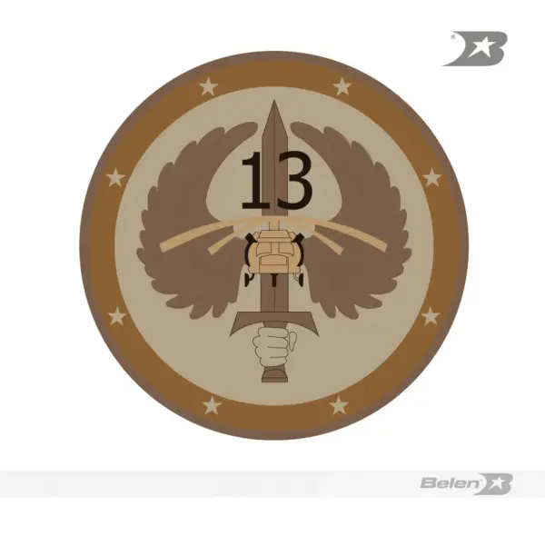 Escudo bordado Ejército brigada móvil 13 - Imagen 3