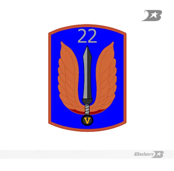 Parche batallón de combate terrestre No 22 primero de línea - Imagen 3