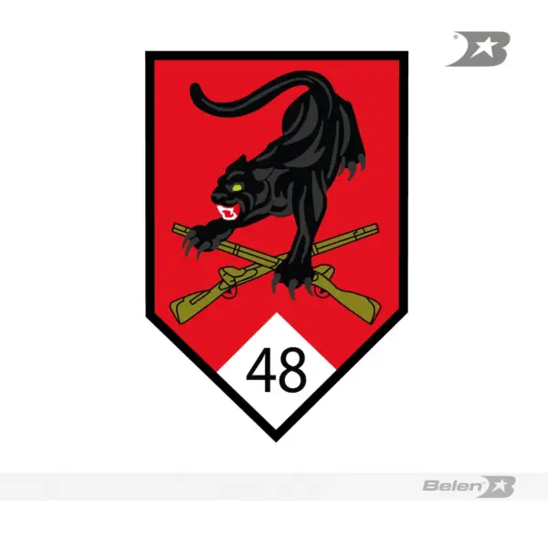 Parche batallón de infantería selva No 48 Procer Manuel Rodriguez Torices - Imagen 2